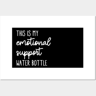 Emotional Support Water Bottle Please Do Not Pet Posters and Art